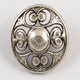 Metal Open Filigree Style Shank Buttons