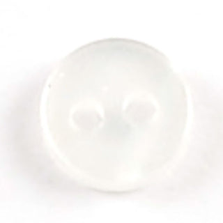 Little White/Translucent Toy Button 6mm