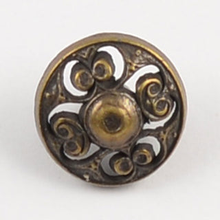 Metal Open Filigree Style Shank Buttons