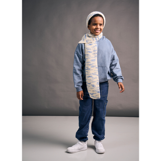 MIP115 Mini Apollo Beanie & Scarf in Mode at Rowan Colourmix