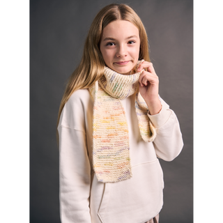 MIP115 Mini Apollo Beanie & Scarf in Mode at Rowan Colourmix