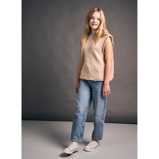 MIP117 Mini Anker Top in Mode at Rowan Cotton DK