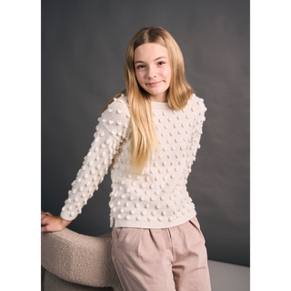 MIP119 Mini Pom Pom Sweater in Mode at Rowan Alpaca Wool