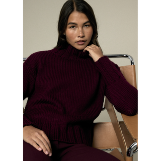 MIP122 Viola Sweater in Mode at Rowan Chunky Wool