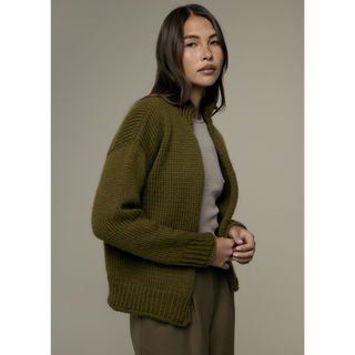 MIP123 Lira Cardigan in Mode at Rowan Chunky Wool