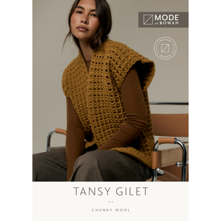 MIP125 Tansy Gilet in Mode at Rowan Chunky Wool