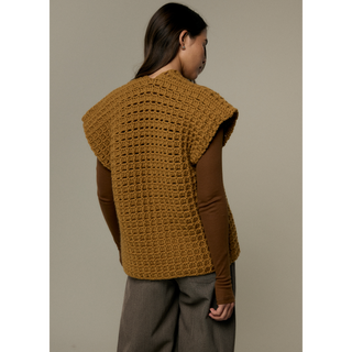 MIP125 Tansy Gilet in Mode at Rowan Chunky Wool