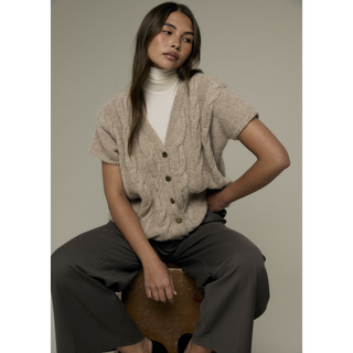MIP127 Junia Top in Mode at Rowan Softest Alpaca