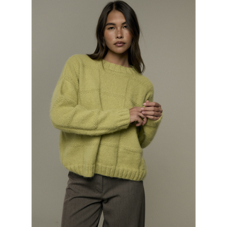 MIP128 Armeria Sweater in Mode at Rowan Softest Alpaca