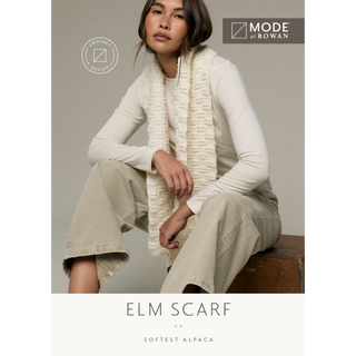 MIP129 Elm Scarf in Mode at Rowan Softest Alpaca