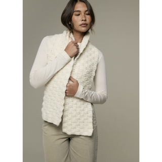 MIP129 Elm Scarf in Mode at Rowan Softest Alpaca