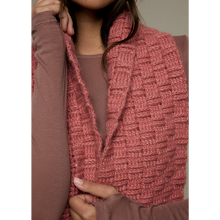 MIP129 Elm Scarf in Mode at Rowan Softest Alpaca
