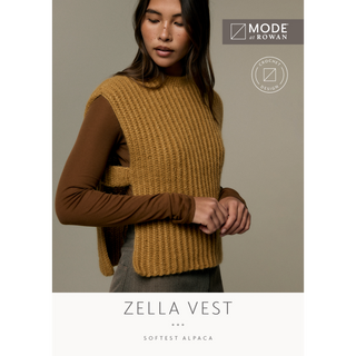 MIP130 Zella Vest in Mode at Rowan Softest Alpaca