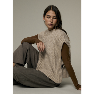 MIP130 Zella Vest in Mode at Rowan Softest Alpaca