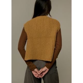 MIP130 Zella Vest in Mode at Rowan Softest Alpaca