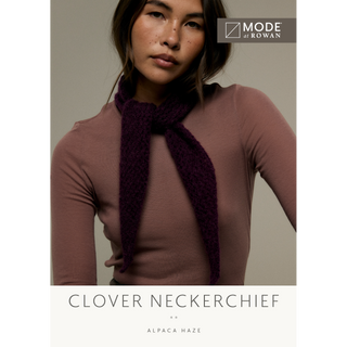 MIP131 Clover Neckerchief in Mode at Rowan Alpaca Haze