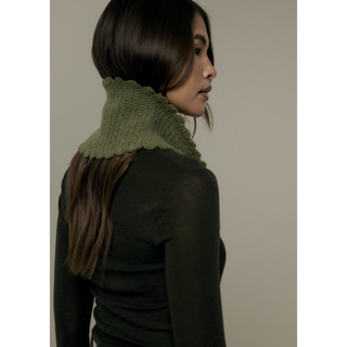 MIP134 Ornella Neckerchief in Mode at Rowan Alpaca Haze