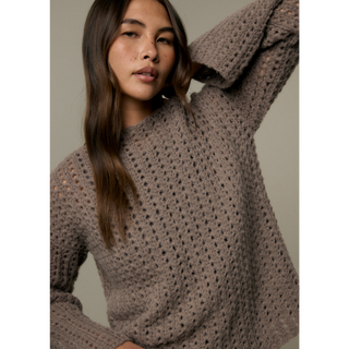 MIP135 Nori Sweater in Mode at Rowan Alpaca Haze