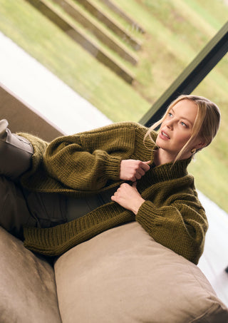 MIP18 Alby - Cardigan in Mode at Rowan Chunky Wool