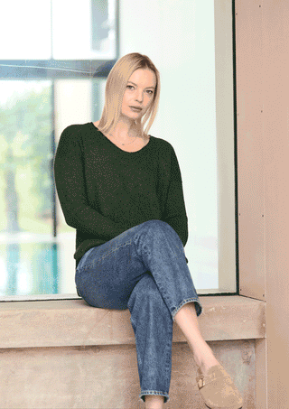 MIP1 Titchwell - Jumper in Mode at Rowan Alpaca Cotton