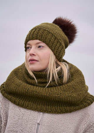 MIP20 Salle & Highoak - Snood & Hat in Mode at Rowan Chunky Wool