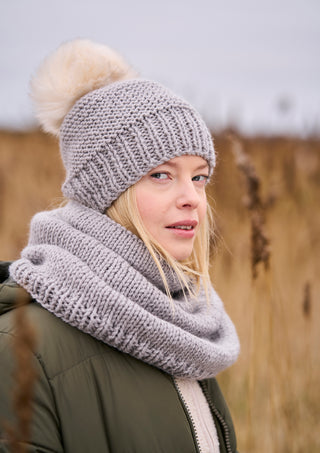 MIP20 Salle & Highoak - Snood & Hat in Mode at Rowan Chunky Wool