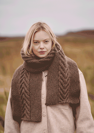 MIP21 Highoak & Isle - Hat & Scarf in Mode at Rowan Chunky Wool