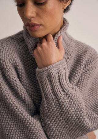MIP22 Watton - Jumper in Mode at Rowan Chunky Wool