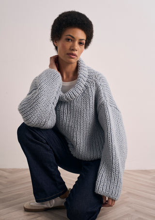 MIP25 Kessingland - Jumper in Mode at Rowan Chunky Wool