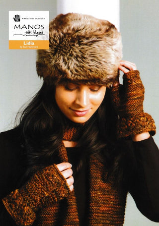 Manos Silk Blend - Lidia Scarf & Mittens by Sue Hanmore