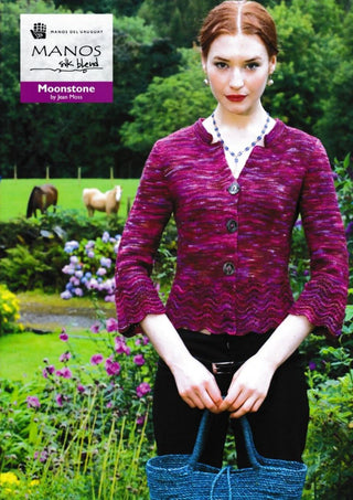 Manos Silk Blend - Moonstone Cardigan by Jean Moss