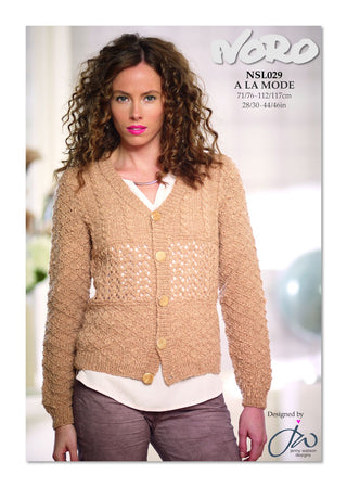 NSL029 Ladies Lacey Cardigan A La Mode