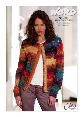 NSL033 Ladies Lacey Cardigan Silk Garden