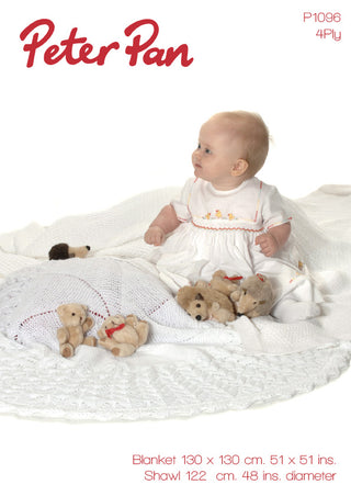 PP1096 Baby Blanket 4ply