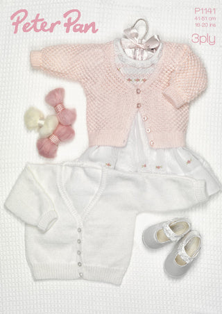 PP1141 Baby Cardigans 3ply