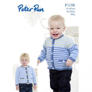 PP1198 Children's Cardigans 4ply