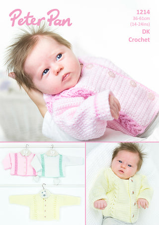 PP1214 Baby Cardigan and Jumper DK