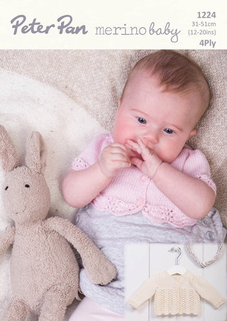 PP1224 Baby Cardigans 4ply