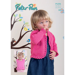 PP1241 Girls Cardigans and Tank Top DK