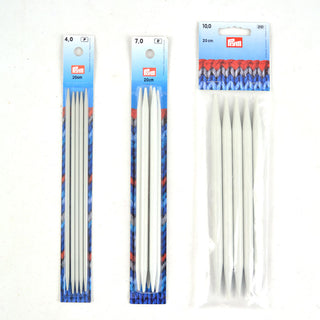 Prym Double-Pointed and glove Knitting Pins alu 20 cm