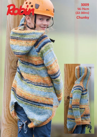 R3009 Child's Parka Jacket in Robin Phoenix Chunky