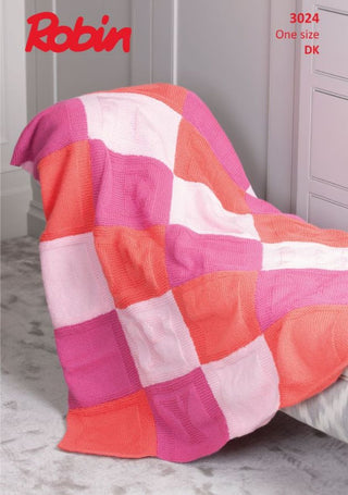 R3024 Sleepy Baby Blanket in Robin Bonny Babe DK