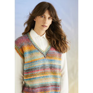 S10700 Ocean Treasure Tank in Sirdar Jewelspun with Wool Chunky