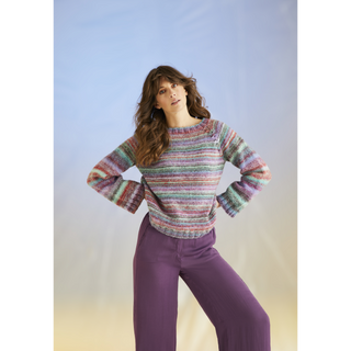 S10702 Whirlpool Sweater in Sirdar Jewelspun with Wool Chunky
