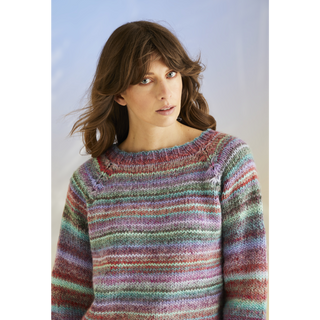 S10702 Whirlpool Sweater in Sirdar Jewelspun with Wool Chunky