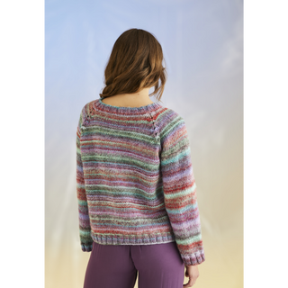 S10702 Whirlpool Sweater in Sirdar Jewelspun with Wool Chunky