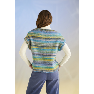 S10703 Coral Reef Vest in Sirdar Jewelspun with Wool Chunky