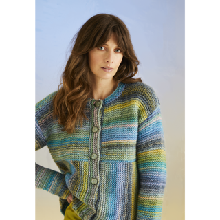 S10704 Rip Tide Cardi in Sirdar Jewelspun with Wool Chunky