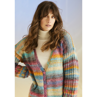 S10705 Coral Sleave Cardigan in Sirdar Jewelspun with Wool Chunky
