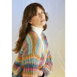 S10705 Coral Sleave Cardigan in Sirdar Jewelspun with Wool Chunky